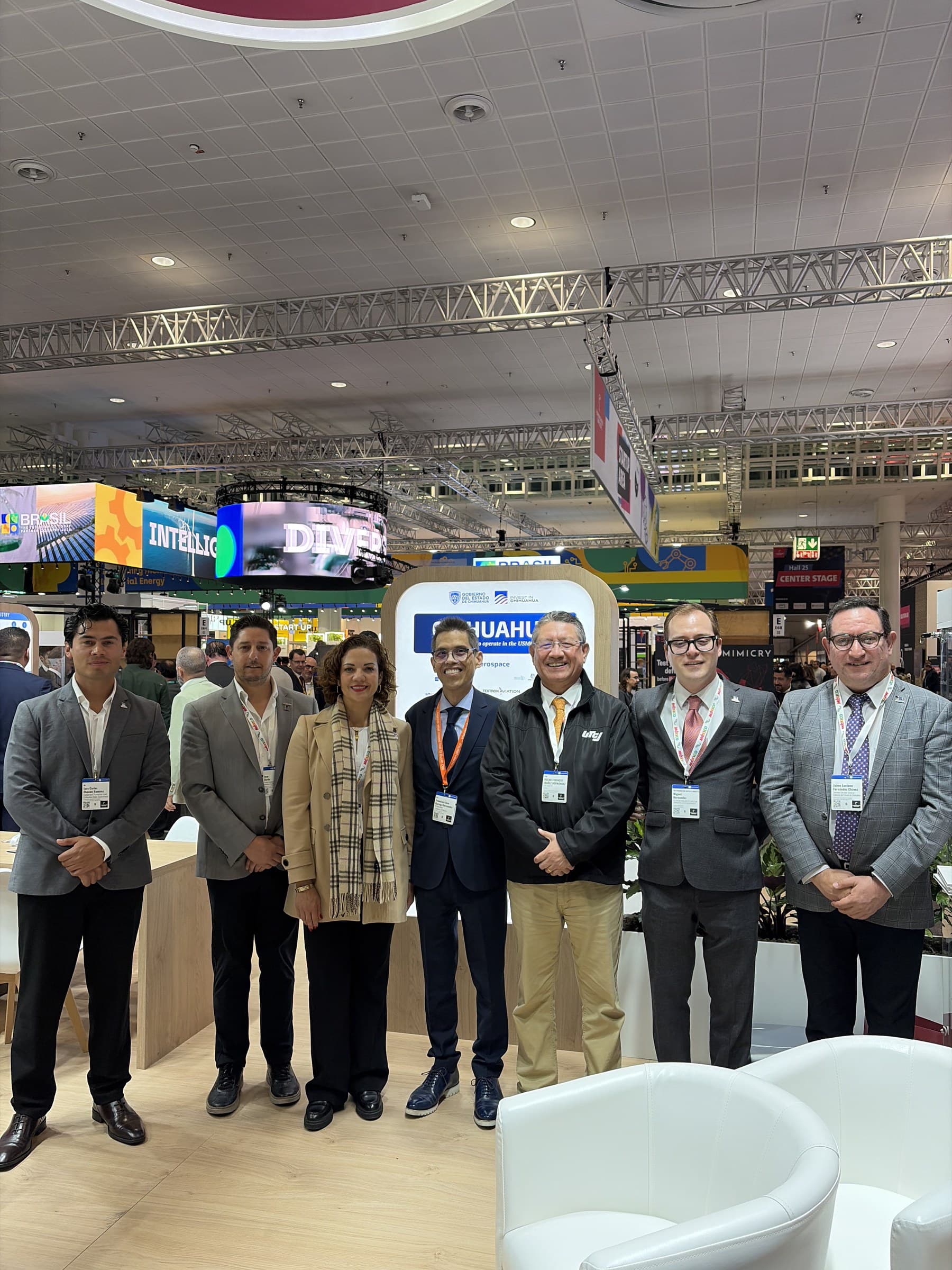 State of Chihuahua delegation with the Ambassador of Mexico to Germany at Hannover Messe 2026