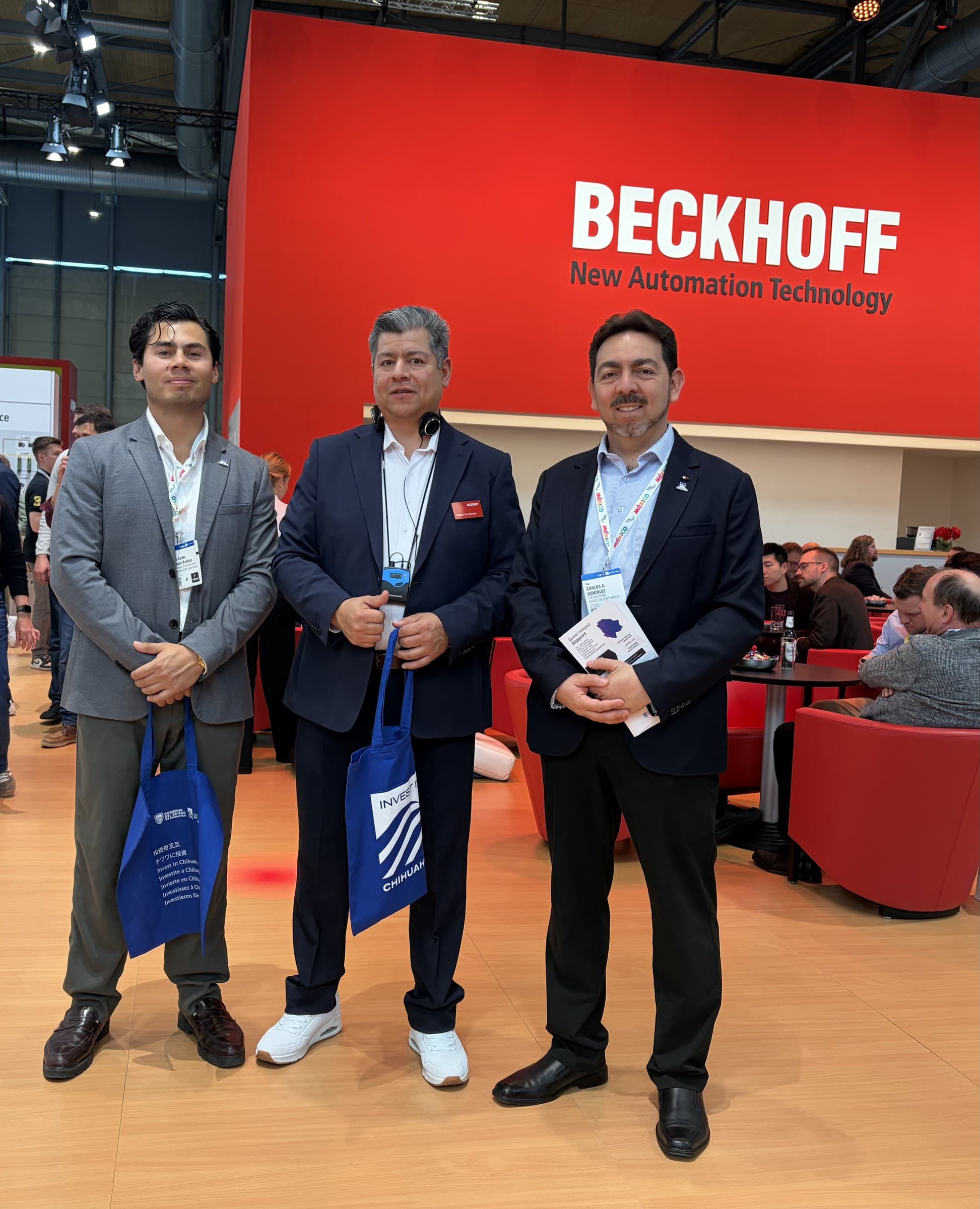 Working session with Beckhoff Automation at Hannover Messe 2026
