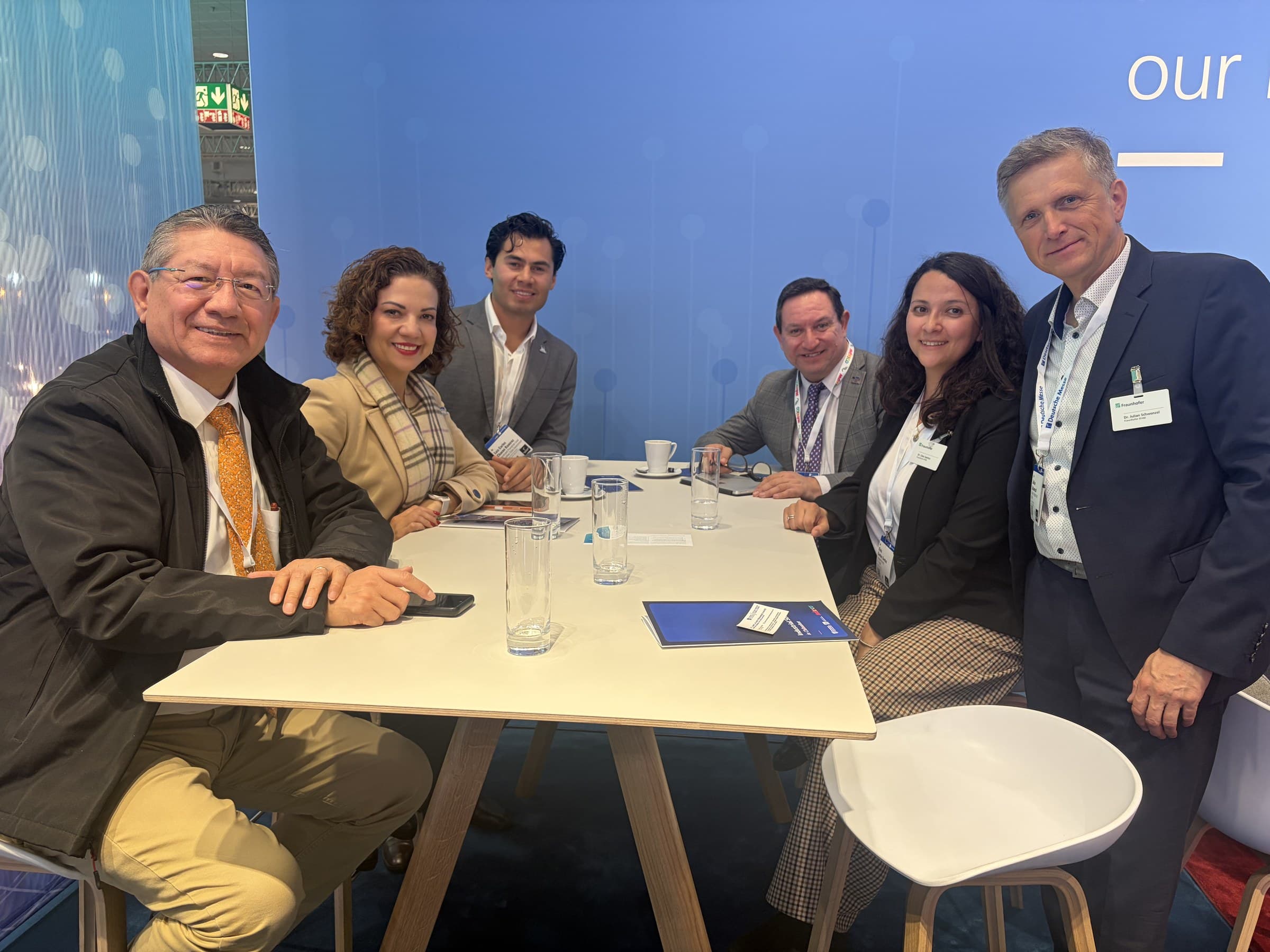 Working session with Fraunhofer at Hannover Messe 2026